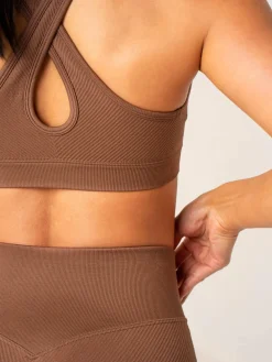 Women Ryderwear Sports Bras|Womens Seamless | Circuit Rib eae port Bra