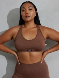 Women Ryderwear Sports Bras|Womens Seamless | Circuit Rib eae port Bra