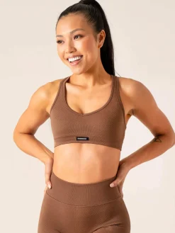 Women Ryderwear Sports Bras|Womens Seamless | Circuit Rib eae port Bra