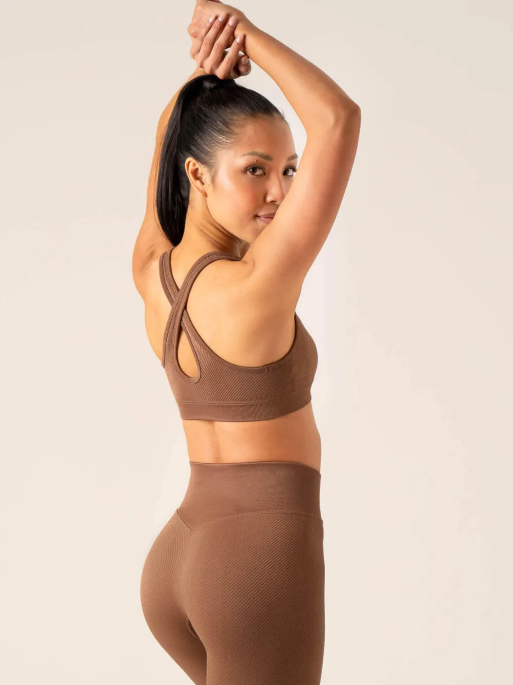 Women Ryderwear Sports Bras|Womens Seamless | Circuit Rib eae port Bra