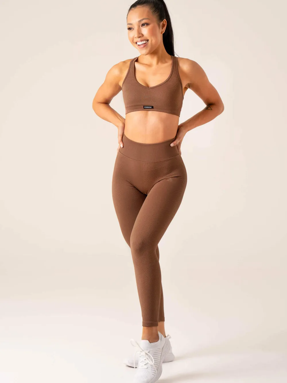 Women Ryderwear Sports Bras|Womens Seamless | Circuit Rib eae port Bra