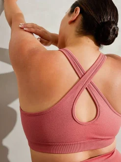 Women Ryderwear Sports Bras|Womens Seamless | Circuit Rib eae port Bra