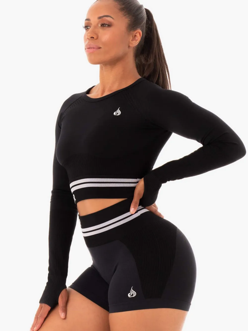 Women Ryderwear Tops|Womens Seamless | Freetye eae ong eeve Crop