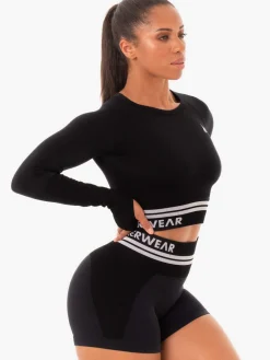Women Ryderwear Tops|Womens Seamless | Freetye eae ong eeve Crop