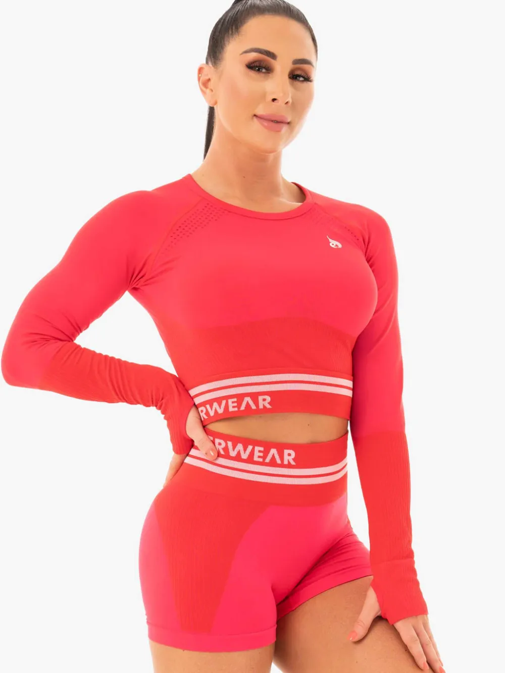Women Ryderwear Tops|Womens Seamless | Freetye eae ong eeve Crop