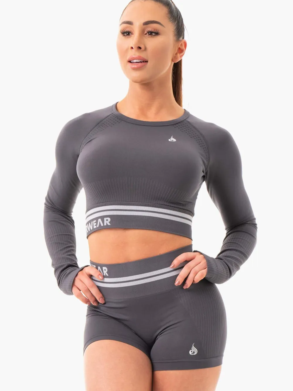 Women Ryderwear Tops|Womens Seamless | Freetye eae ong eeve Crop