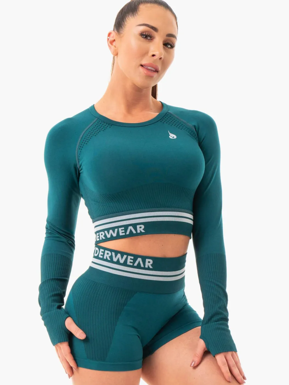 Women Ryderwear Tops|Womens Seamless | Freetye eae ong eeve Crop