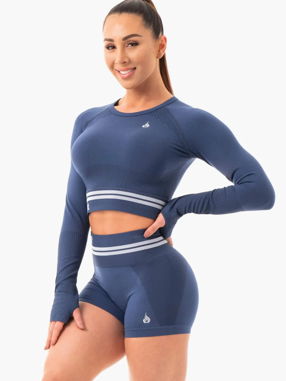Women Ryderwear Tops|Womens Seamless | Freetye eae ong eeve Crop