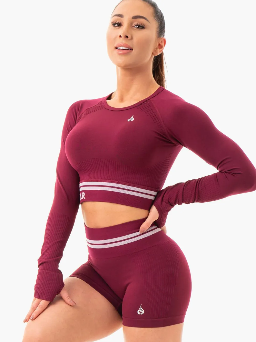 Women Ryderwear Tops|Womens Seamless | Freetye eae ong eeve Crop