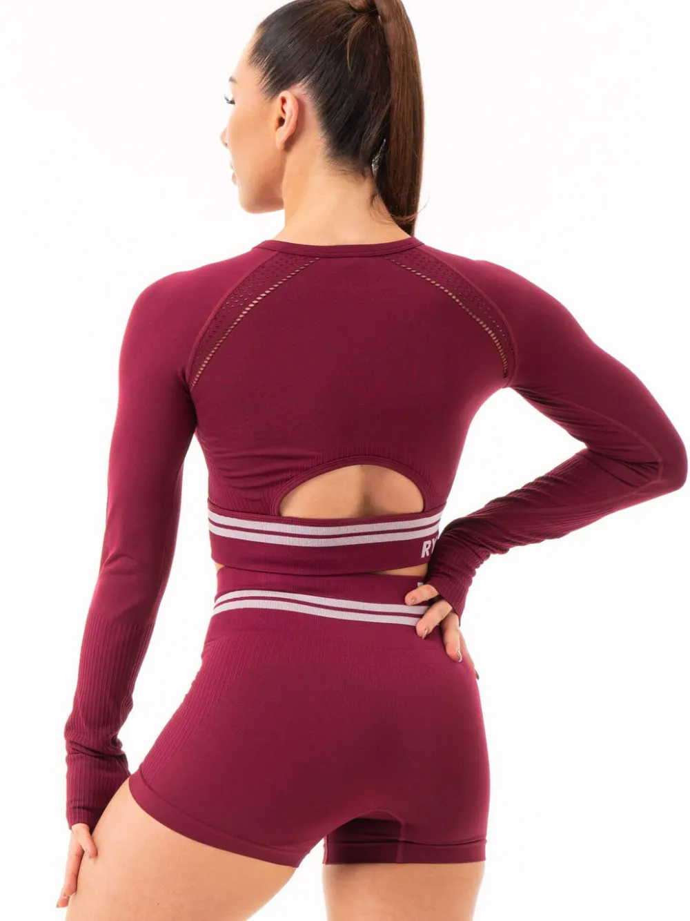 Women Ryderwear Tops|Womens Seamless | Freetye eae ong eeve Crop