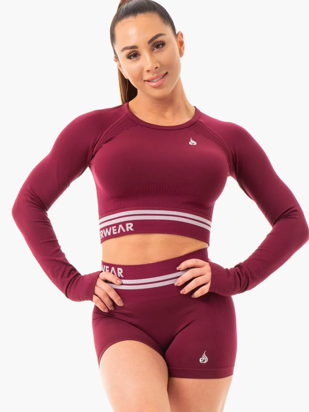 Women Ryderwear Tops|Womens Seamless | Freetye eae ong eeve Crop