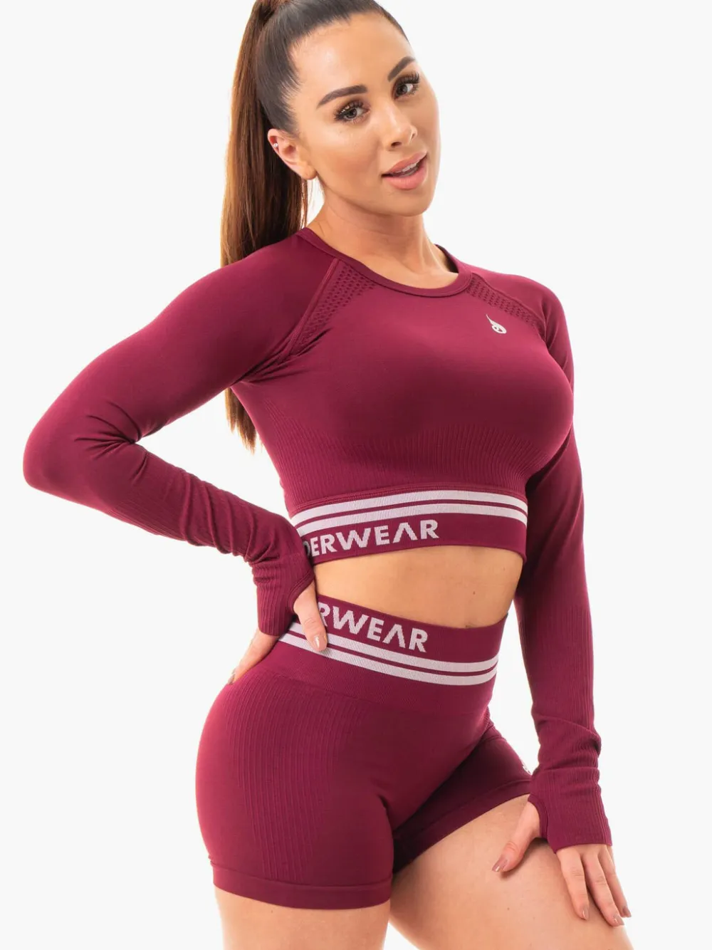 Women Ryderwear Tops|Womens Seamless | Freetye eae ong eeve Crop