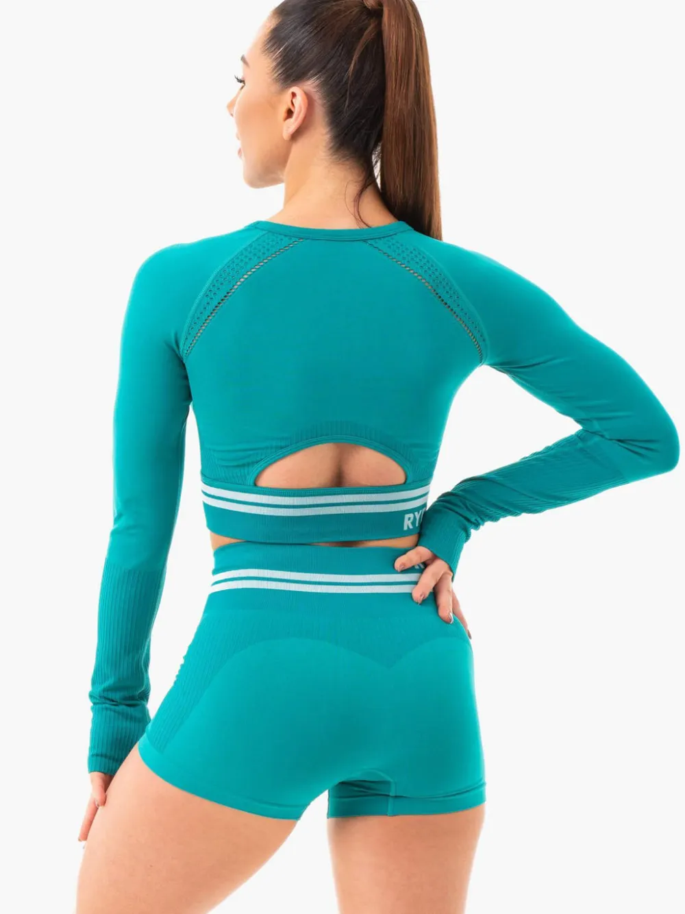 Women Ryderwear Tops|Womens Seamless | Freetye eae ong eeve Crop