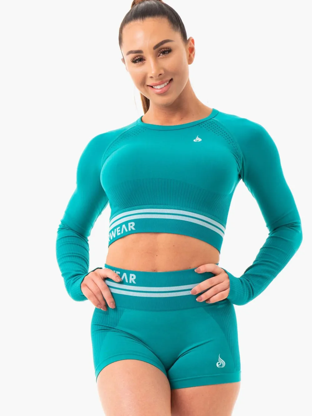 Women Ryderwear Tops|Womens Seamless | Freetye eae ong eeve Crop
