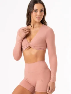 Women Ryderwear Nkd|Tops | NKD Knot ong eeve Top