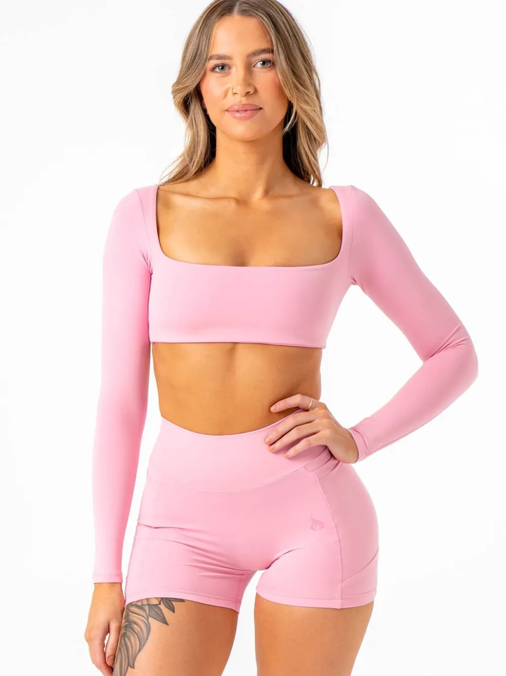 Women Ryderwear Gym Shorts|Nkd | NKD quare Neck Top