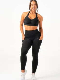 Women Ryderwear Nkd|Leggings | NKD V crunch Pocket egging