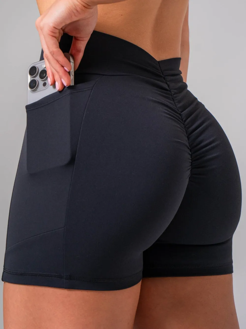 Women Ryderwear Gym Shorts|Nkd | NKD V crunch Pocket hort