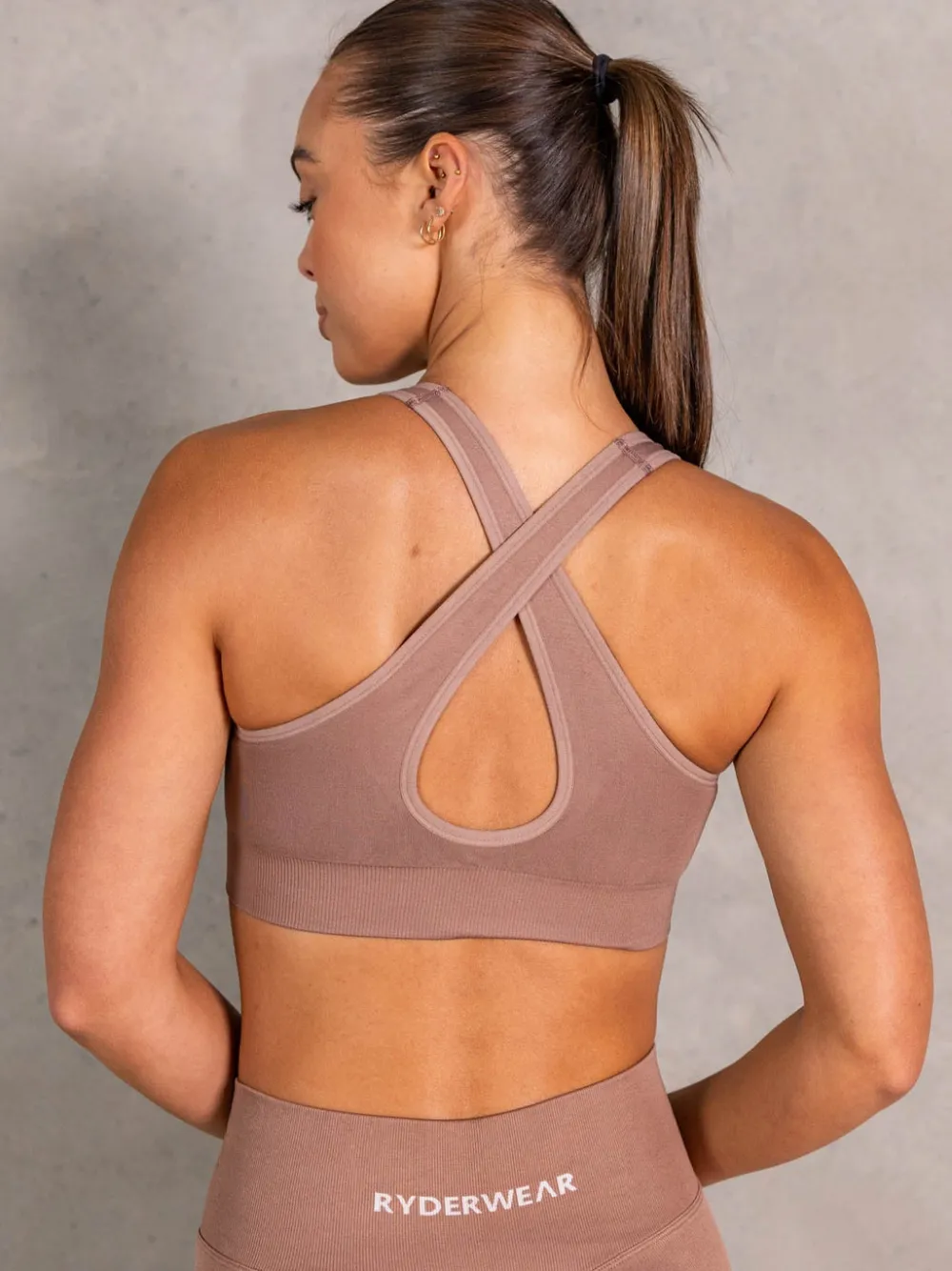 Women Ryderwear Sports Bras|Womens Seamless | NRG eae coop Neck port Bra