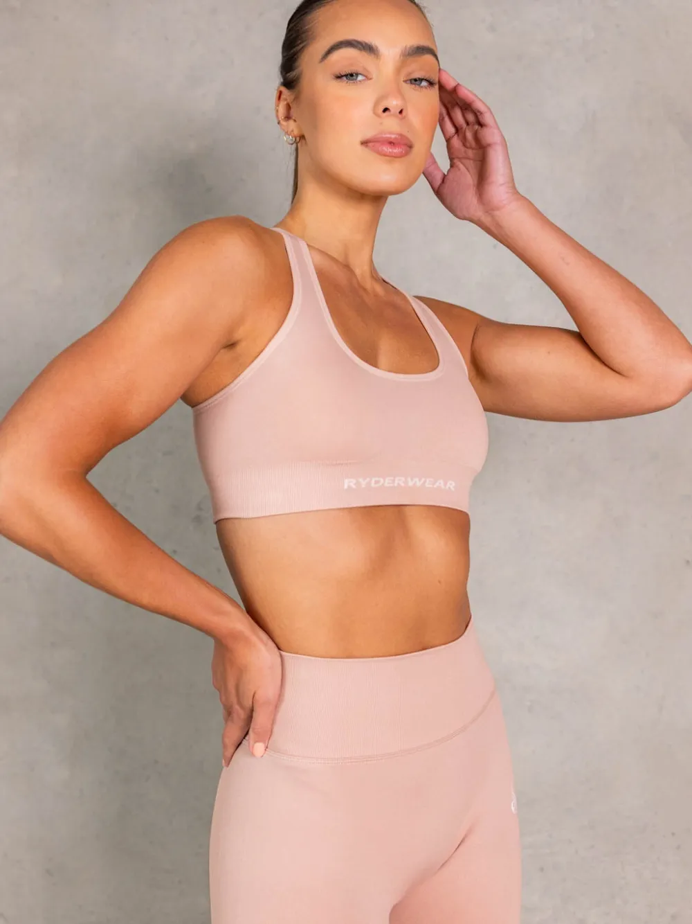 Women Ryderwear Sports Bras|Womens Seamless | NRG eae coop Neck port Bra