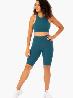 Women Ryderwear Gym Shorts | Reet High Waited Pocket Bike hort