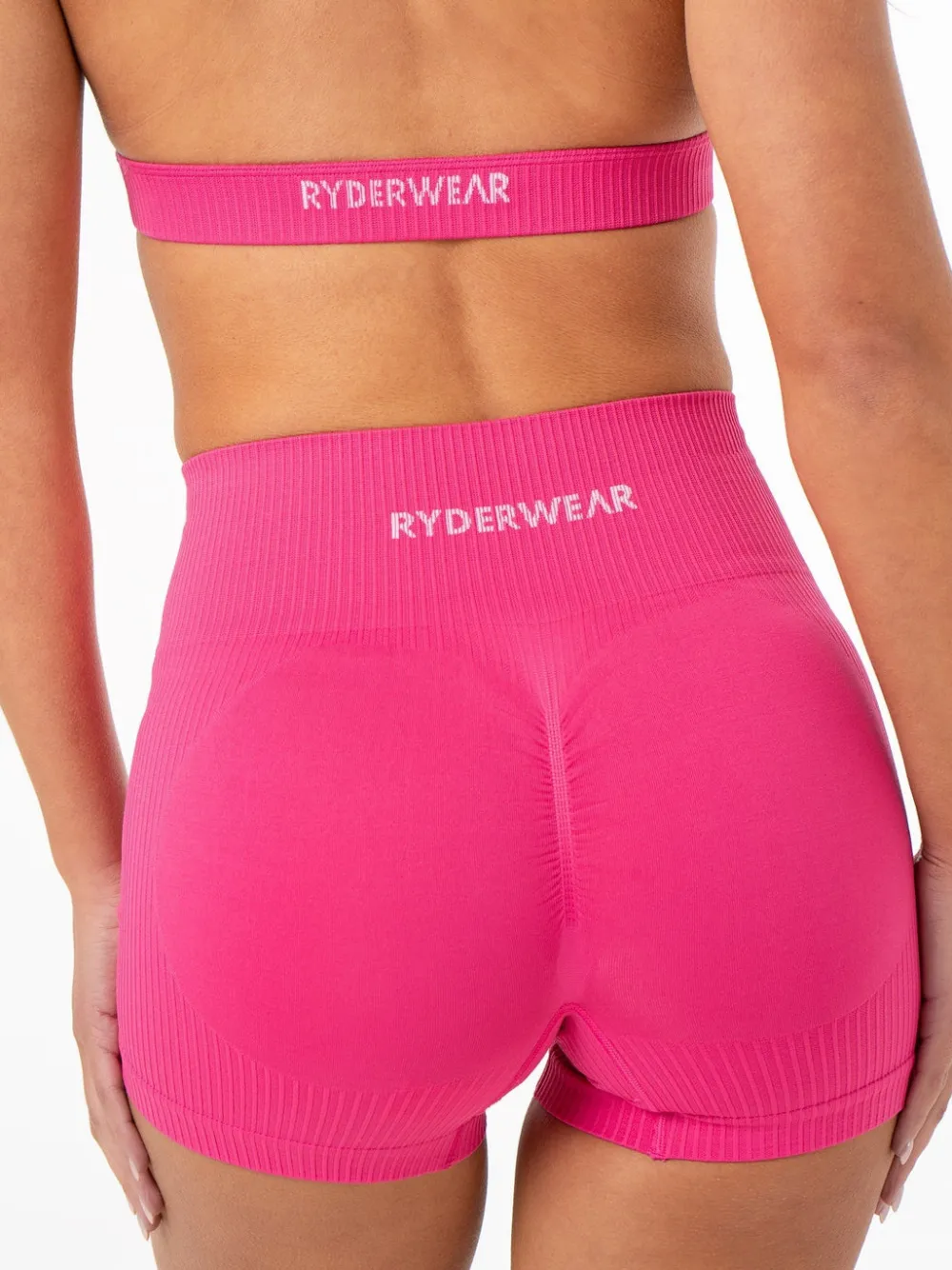 Women Ryderwear Gym Shorts|Womens Seamless | Rib crunch eae hort