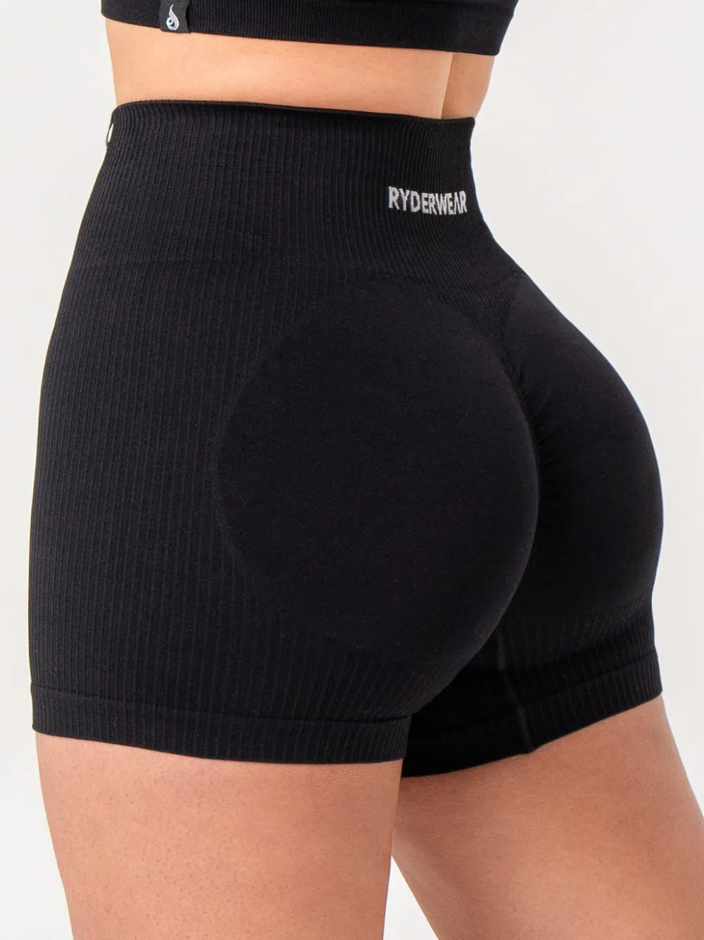 Women Ryderwear Gym Shorts|Womens Seamless | Rib crunch eae hort