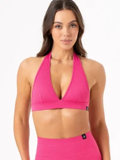 Women Ryderwear Sports Bras|Womens Seamless | Rib eae Hater port Bra