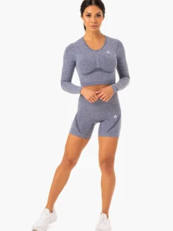 Women Ryderwear Tops|Womens Seamless | tape eae ong eeve Top