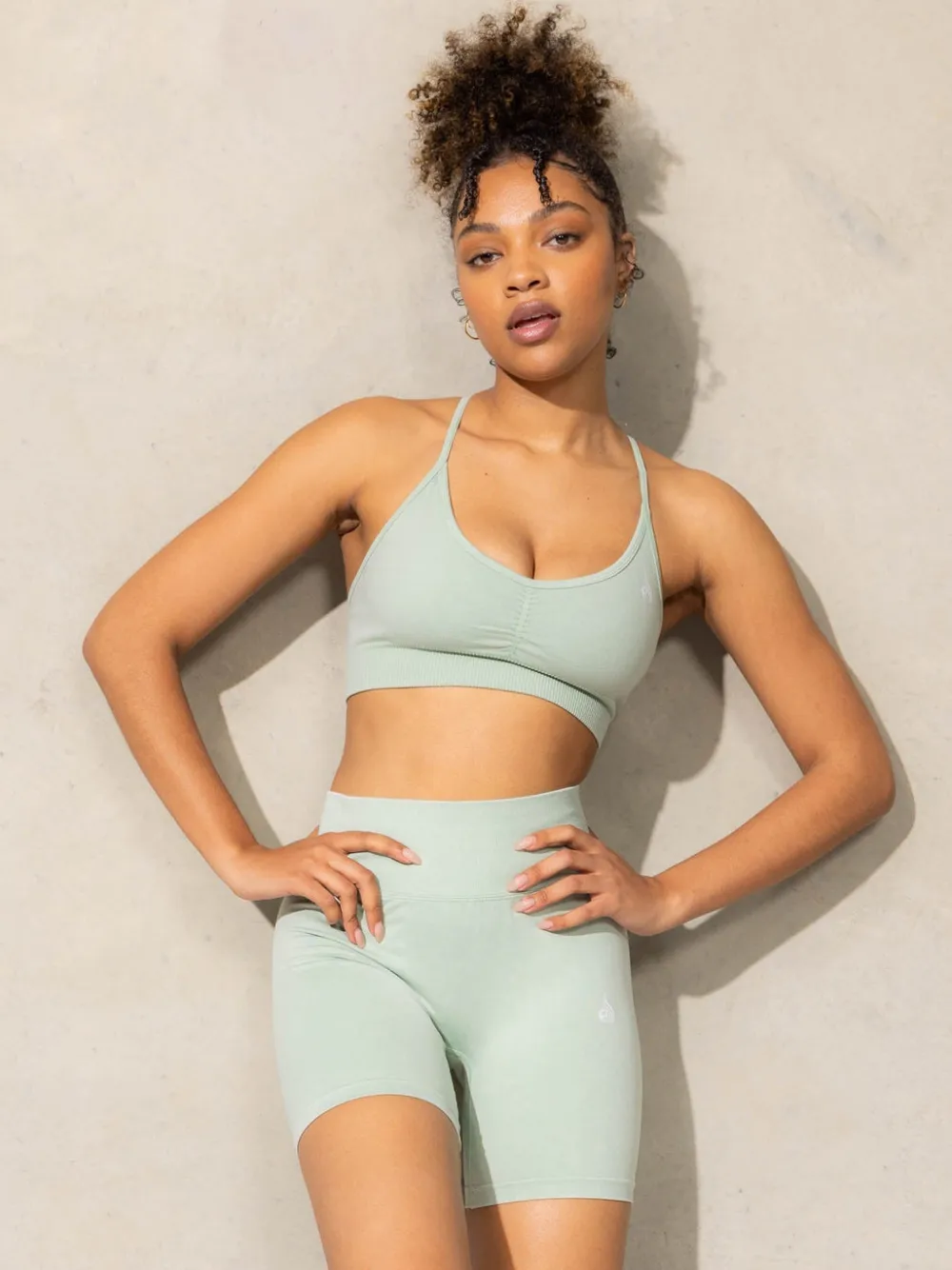 Women Ryderwear Gym Shorts|Stonewash Seamless | tonewah crunch eae hort