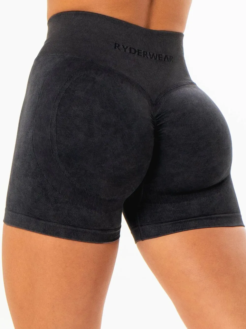 Women Ryderwear Gym Shorts|Stonewash Seamless | tonewah crunch eae hort