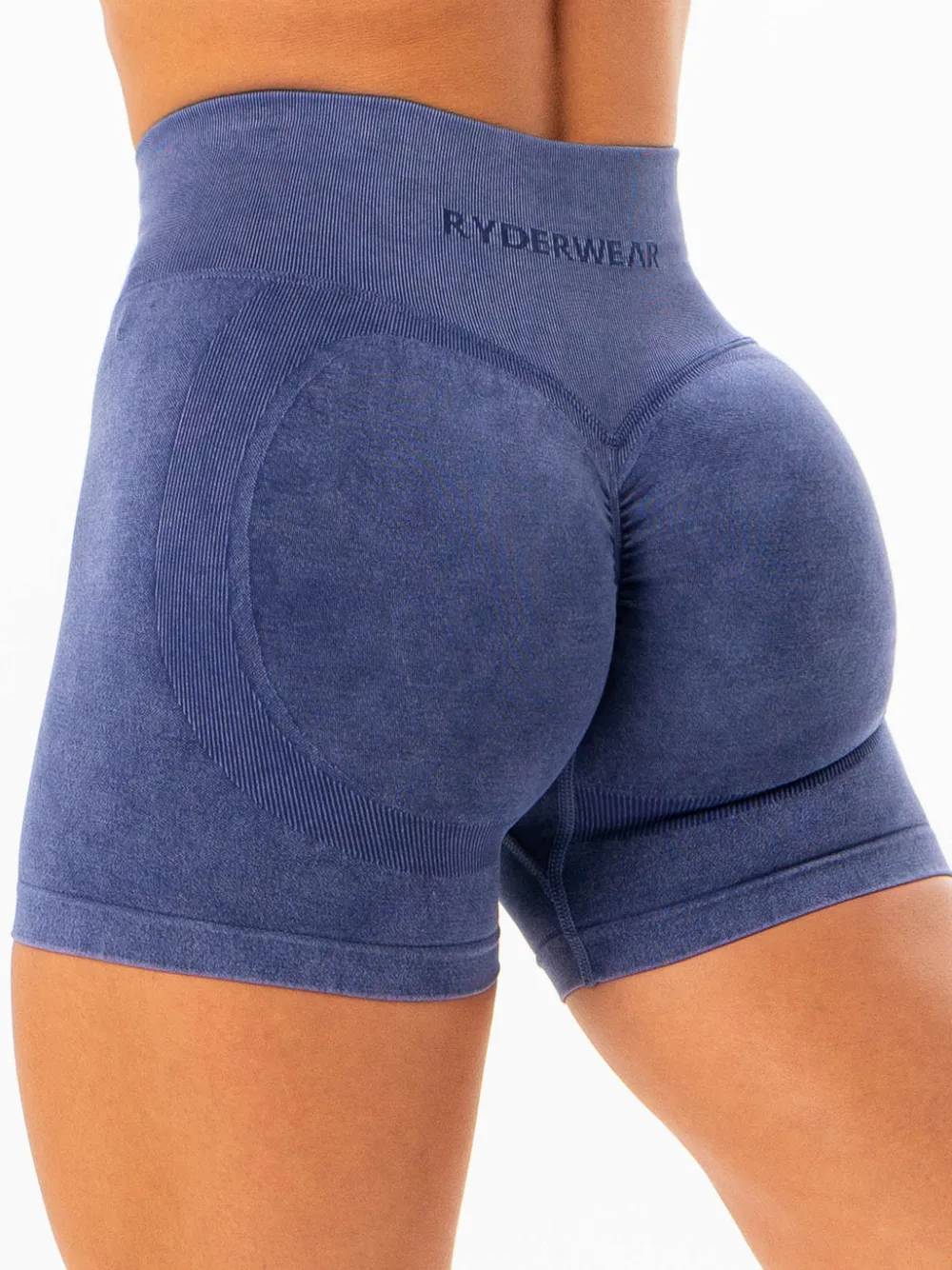Women Ryderwear Gym Shorts|Stonewash Seamless | tonewah crunch eae hort