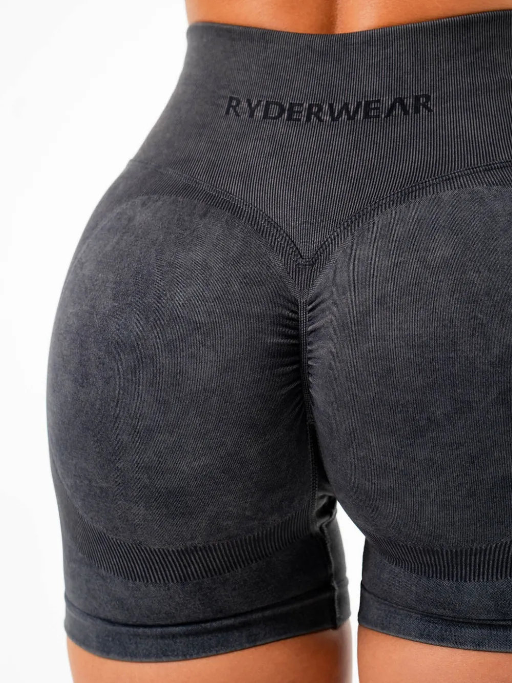 Women Ryderwear Gym Shorts|Stonewash Seamless | tonewah crunch eae hort