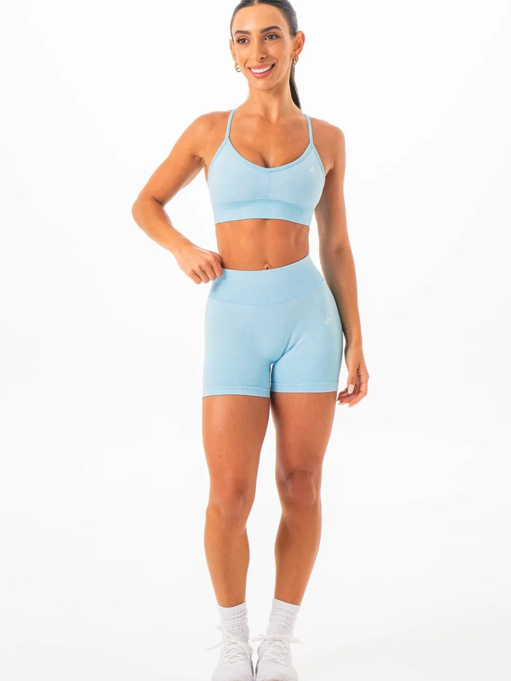 Women Ryderwear Gym Shorts|Stonewash Seamless | tonewah crunch eae hort
