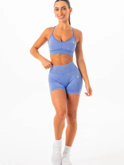 Women Ryderwear Gym Shorts|Stonewash Seamless | tonewah crunch eae hort
