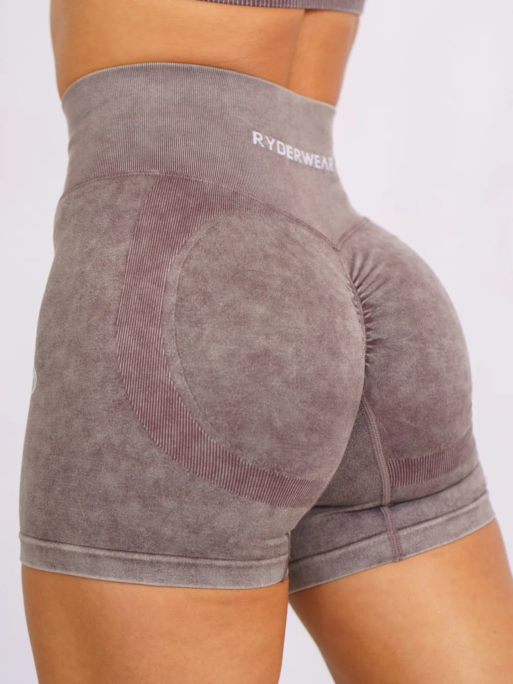 Women Ryderwear Gym Shorts|Stonewash Seamless | tonewah crunch eae hort
