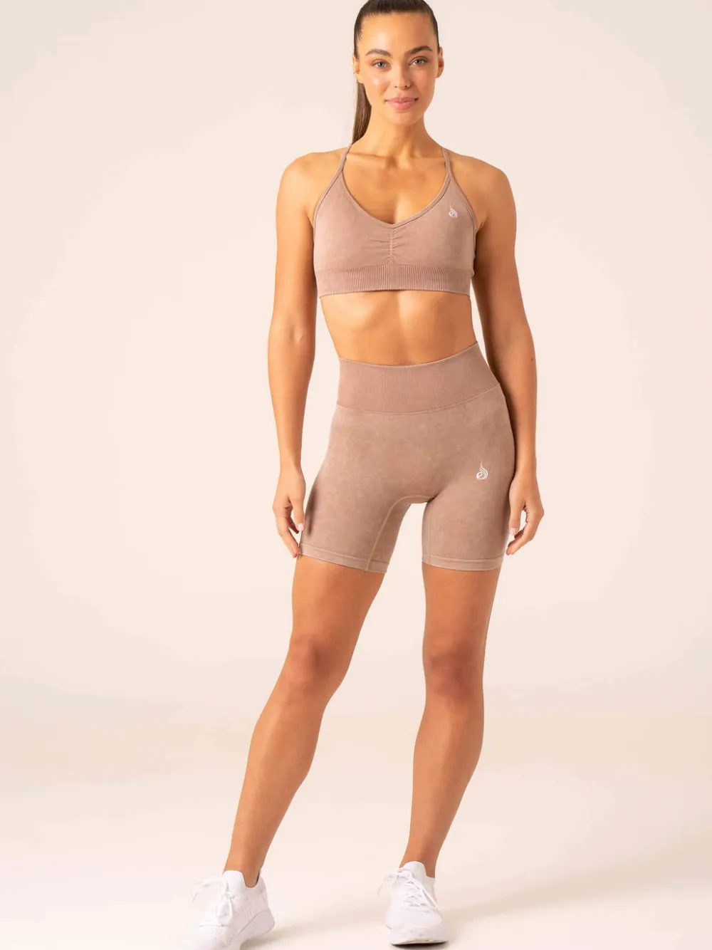 Women Ryderwear Gym Shorts|Stonewash Seamless | tonewah crunch eae hort